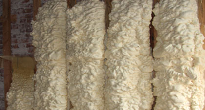 open-cell spray foam for Fontana applications